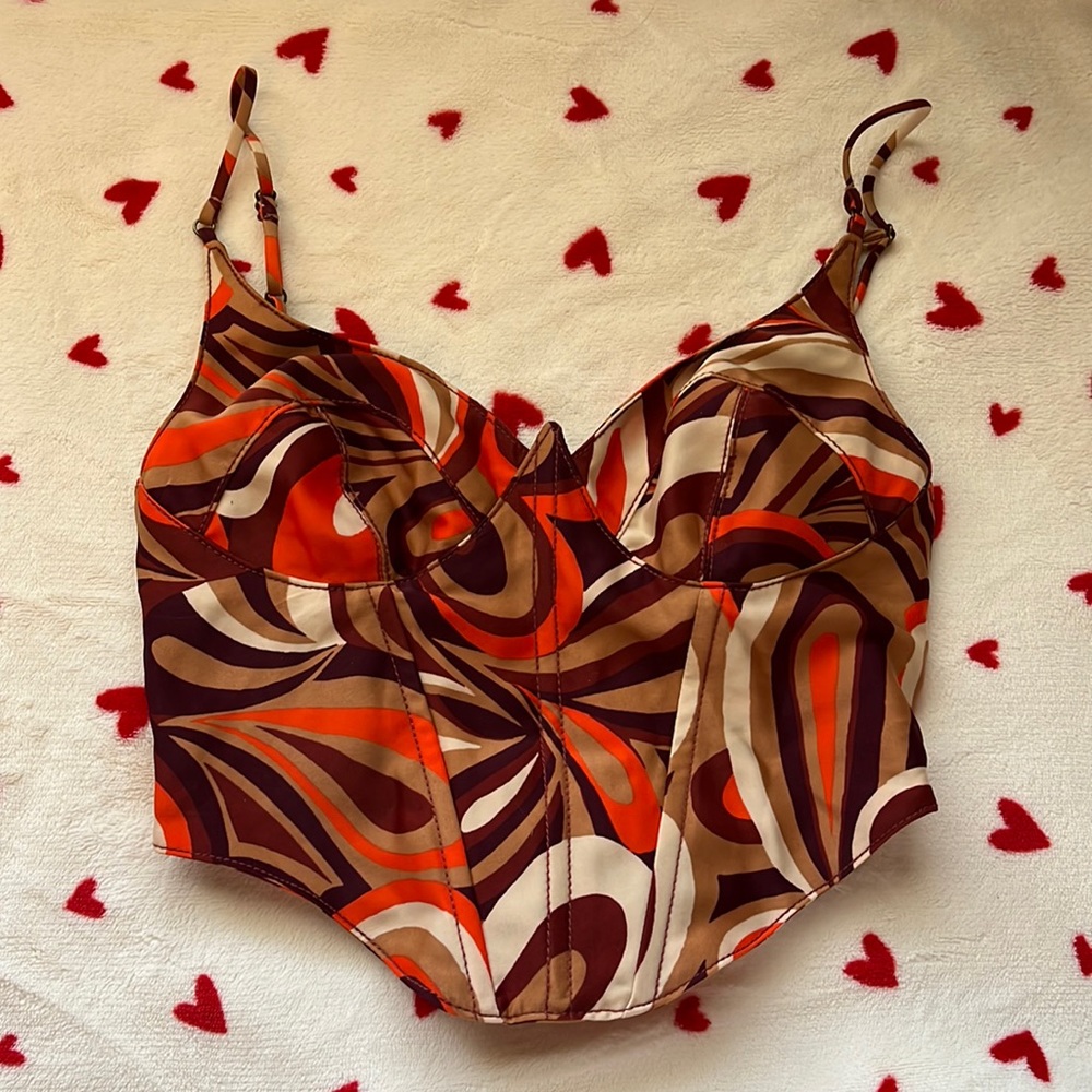 urban outfitters klarissa bustier corset top XS